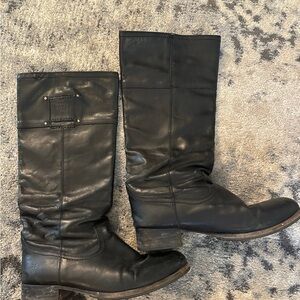 Frye Black Leather Boots